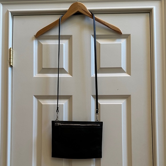 Shinola Handbags - Shinola Detroit Black Leather Slim Crossbody